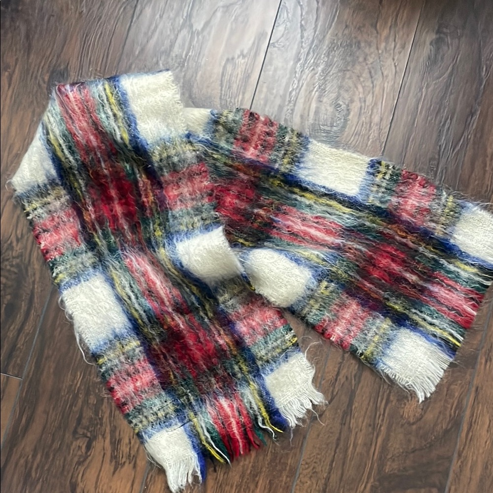 Mohair wool scarf